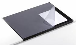 Durable 7293-01 protector de escritorio Negro (Desk Pad Black - Warranty: 12M)