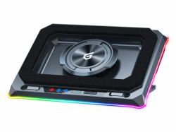 Conceptronic THYIA03B base di raffreddamento per laptop 48,3 cm [19"] 2400 Giri/min Nero (Turbofan Gaming Laptop - Cooling Pad With Usb Hub, - Rgb, Sealed Foam, Mobile Holder - Warranty: 12M)