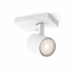 Philips myLiving Faretto a soffitto/parete Runner (Living 5309031P0 Surfaced - Lighting Spot Gu10 Led 3.5 W - F - Warranty: 12M)