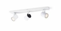 Philips myLiving Faretto a soffitto/parete Runner 3x (Living 5309331P0 Recessed - Lighting Spot Gu10 Led 10.5 W - F - Warranty: 12M)