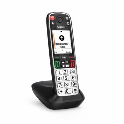 Gigaset EASY 500 Teléfono DECT/analógico Identificador de llamadas Negro, Plata 