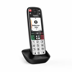 Gigaset EASY 500HX Teléfono DECT/analógico Identificador de llamadas Negro, Plata 