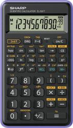 Sharp EL-501T calculadora Bolsillo Calculadora científica Negro, Púrpura (El-501T Calculator Pocket - Scientific Black, Purple - Warranty: 12M)
