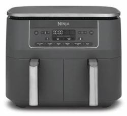 Ninja DZ300EU freidora Doble 7,6 L Independiente 2470 W Freidora de aire caliente Gris (Ninja DZ300EU Dual Zone HeiÃluftfritteuse)
