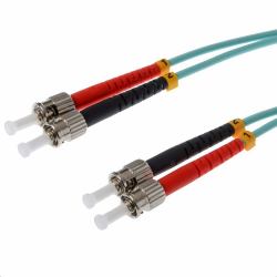 Helos 3m OM3 ST Cable de fibra óptica e InfiniBand Turquesa 