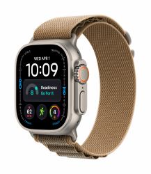 Apple Watch Ultra 4 [GPS + Cellular] - Caja de titanio natural de 49 mm - Correa Loop Alpine color desierto - Talla M (WATCH ULTRA 4 GPS/CEL 49MM - NATURAL TIT. CASE DESERT ALPINE)