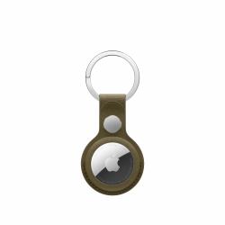 Apple Portachiavi AirTag in tessuto FineWoven - Verde olivo (AIRTAG FINEWOVEN KEY RING DARK OLIVE)