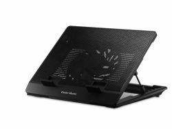 Cooler Master NotePal ErgoStand Lite almohadilla fría 39,6 cm [15.6"] Negro (Notepal Ergostand Lite Laptop - Cooling Pad 39.6 Cm [15.6"] - Black - Warranty: 12M)