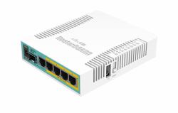 Mikrotik hEX PoE router cablato Bianco (MikroTik hEX PoE 5 Port Router - RB960PGS [RouterOS L4])