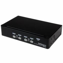 StarTech.com Switch KVM USB 4 porte, montabile a rack 1U, con OSD (4 PORT 1U RACK MOUNT USB KVM - SWITCH WITH OSD)