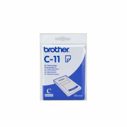 Brother C-11 papel térmico A7 (THERMOPAPER A7 105MM X 74MM - PAPER CASSETTE 50SHTS)