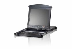 ATEN KL1516AM switch per keyboard-video-mouse [kvm] Nero (ATEN KL1516AM - KVM console with KVM switch - 16 ports - PS/2 - 17" - rack-mountable - 1280 x 1024 @ 75 Hz - VGA)