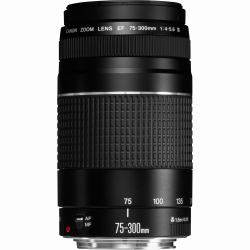 Canon 6473A015 lente de cámara SLR Teleobjetivo Negro (EF 75-300 1:4.0 - 5.6 III,EF 75-300mm f/4.0-5.6 III)