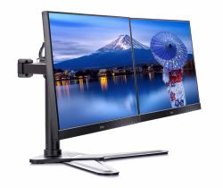 iiyama DS1002D-B1 soporte para monitor 81,3 cm [32"] Escritorio Negro (Iiyama DS1002D-B1 Flexible desk mount)
