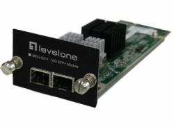 LevelOne MDU-0211 módulo conmutador de red 10 Gigabit Ethernet (2-PORT 10G SFP+ MODUL - Warranty: 12M)