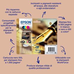 Epson Pen and crossword Singlepack Magenta 16XL DURABrite Ultra 