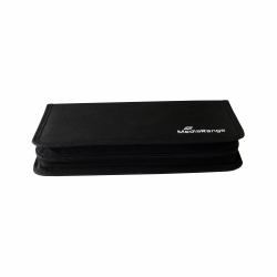MediaRange BOX51 funda para discos ópticos Funda cartera 48 discos Negro (MediaRange - omslag til CD/DVD disks)