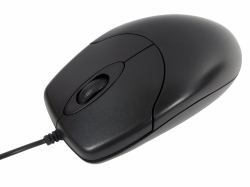 Cables Direct NLMS-222A ratón Ambidextro USB tipo A Óptico 800 DPI 