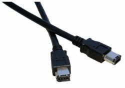 Cables Direct USB-135 cavo firewire 5 m 6-p Nero (5m Firewire 6 Pin [M] to 6 Pin [M] Cable)