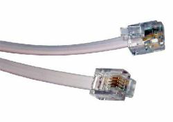 Cables Direct 20m RJ11 Modem Cable Gris (CDL 20m RJ11 to RJ11 Modem Cable)