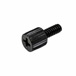 StarTech.com Metal Thumbscrews #6-32 x 5/16" long (StarTech.com Viti ad alette formato lungo in metallo nero per PC 6-32 - confezione da 50 - Vite a galletto - 8 mm [pacchetto di 50])