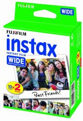 Fujifilm Instax Wide Film película instantáneas 20 pieza[s] 108 x 86 mm (1x2 Fujifilm Instax Film gloss - Instax Wide Film, 20 pc[s] - Warranty: 12M)