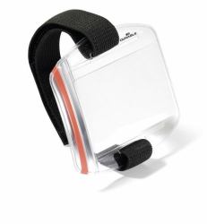 Durable 841419 insignia/pase 10 pieza[s] (Durable Arm Band ID Card Holder Clear [10])