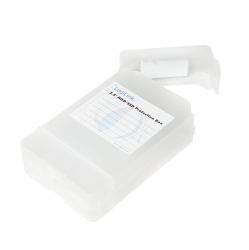 LogiLink UA0277 custodia per unità di archiviazione Trasparente (2,5" HDD protection box for 2 - HDD/SSD, white - Warranty: 12M)