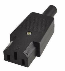 Microconnect C13PLUG adaptador de enchufe eléctrico C13 Negro (IEC Power Adaptor C13 Plug - C13 Socket, Straight, Black - 10A 250V - Warranty: 300M)