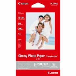 Canon 0775B081 papel fotográfico Brillo (PHOTO PAPER GLOSSY - GP-501 4X6 50)