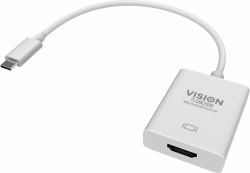 vision TC-USBCHDMI USB graphics adapter 3840 x 2160 pixels White 