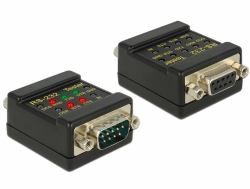 DeLOCK 2xDB9 DB9 Negro (Delock RS-232 Tester DB9 female > DB9)