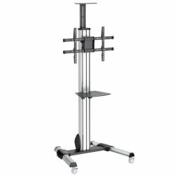 StarTech.com Carro de Transporte para Televisor de 32 a 70 Pulgadas - Carrito AV Móvil Mesa Rodante para TV VESA con Ajuste de un Toque (TV CART MOBILE DISPLAY STAND - MOBILE VESA MONITOR SCREEN M...