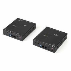 StarTech.com Juego de Extensor Alargador HDMI 4K con Soporte para Muro Multivídeo - Extensor por IP compatible con Video Wall (Startech 4K HDMI Over IP Extender - 4K 30Hz - Video Control Software ...