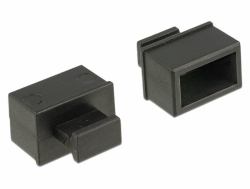 DeLOCK 64021 tapa de seguridad para enchufe Negro 10 pieza[s] (Delock Dust Cover for SFP - stÃ¸vdÃ¦kke)