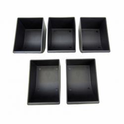 apg Solutions VPK-15J-05-BX bandeja para cajón portamonedas Negro (WEIGHABLE COIN CUPS FOR B2 - 5 CUPS INDIVIDUALLY BOXED)