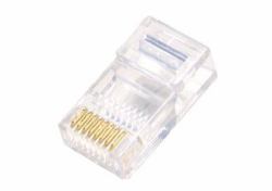 Cables Direct RJ45 - 50 Micron Trasparente (CDL RJ45 Plug 8P8C [Bag of 100])
