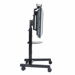 Chief PFCUB soporte para TV 2,08 m [82"] Negro (CHIEFPFCUB - Flat panel single trolley height adjustable 42" - 86" max weight 90.7kg - Black)