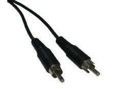 Cables Direct 25m RCA/RCA cavo audio Nero (CDL 25m One RCA Cable)