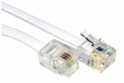 Cables Direct 2m RJ-11/RJ-11 Blanco 