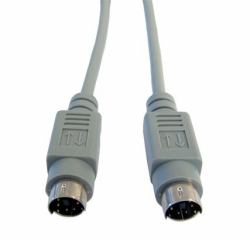 Cables Direct PS/2 cavo PS/2 10 m 6-p Mini-DIN Grigio (CDL 10m PS/2 Data Cable)