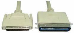 Cables Direct 2m HP68/50C M/M cavo SCSI Beige Esterno DB68/HP Centronics C50 (CDL 2m SCSI 1-3 50 CENT - HP68)