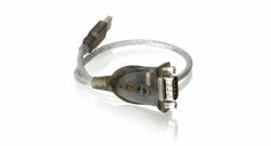 iogear USB to Serial RS-232 Adapter cable de serie Gris 0,4 m USB tipo A DB-9 (USB to Serial RS232 DB9Adapter - w/ PC & Mac Drivers - Warranty: 36M)