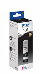 Epson 106 EcoTank Photo Black ink bottle (OEM Epson C13T00R140 [106] Ink Bottle Foto Black 5k Pages 70ml)
