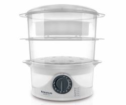 Taurus Salutecook vaporizador 2 cesta[s] Independiente 800 W Transparente, Blanco 