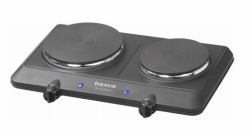 Taurus Volcano Duo Negro, Acero inoxidable Encimera 120 cm Hornillo eléctrico / Placa eléctrica 2 zona[s] 