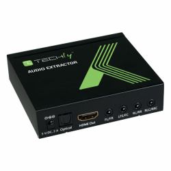 Techly IDATA HDMI-EA74K convertidor de audio Negro 