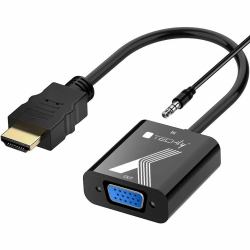 Techly IDATA HDMI-VGA2AP convertidor de señal de vídeo 1920 x 1200 Pixeles 