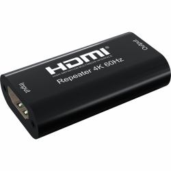 Techly IDATA HDMI2-RIP4KT extensor audio/video Repetidor de señales AV Negro 