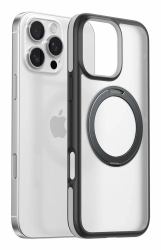 Torras Ostand R Fusion funda para teléfono móvil 15,5 cm [6.1"] Gris, Transparente 